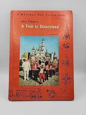 A VISIT TO DISNEYLAND 1965 HC De colección Whitman Big Tell-a-Tales Walt Disney Foto 1 de 4