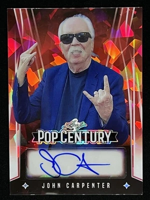 🎃🔥 2025 Leaf Pop Century Red Ice 💎 2/2 Autograph #BA-JC4 John Carpenter - Image 1 of 2