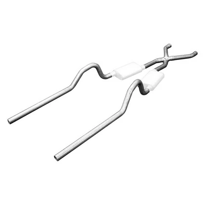 For Dodge Charger 66-74 Exhaust System Pypes 409 SS X-Pipe Crossmember-Back Foto 1 de 2