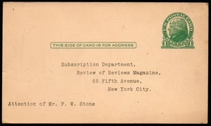 VINTAGE ABO ABTEILUNG BEWERTUNG BEWERTUNGEN ZEITSCHRIFT POSTKARTE - Bild 1 von 2