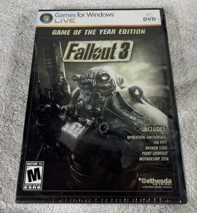 Fallout 3: EDICIÓN JUEGO DEL AÑO Nuevo Sellado de Fábrica PC Windows Bethesda - Imagen 1 de 6