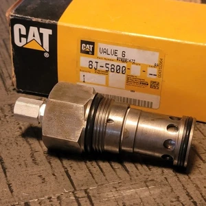 Genuine OEM Caterpillar CAT Main Relief Valve 8J-5800 New Old Stock - Picture 1 of 9