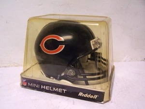 OLDER Chicago Bears Riddell Mini Helmet New Original Box NIB QB FACEMASK - Picture 1 of 5