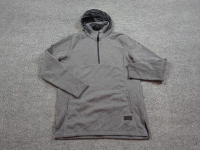 Sudadera Under Armour Para Hombre Grande Gris 1/4 Cremallera Capucha Gimnasio Manga Larga Ajustada Larga Foto 1 de 4