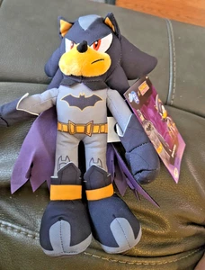 Peluche Sonic the Hedgehog x DC Comics Shadow as Batman 9" Jakks Pacific - Imagen 1 de 3