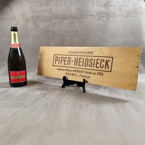 Planche boite bouteilles de champagne Piper Heidsieck Made in France Années 1980 - Bild 1 von 6