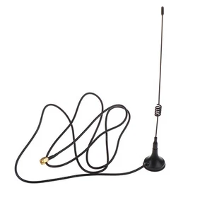 SMA gsm gprs 315mhz small suction cup antenna cable 1.5m 3dbi magnetic base _bf - Afbeelding 1 van 8