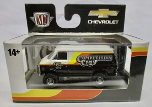 2024 M2 MACHINES 1971 CHEVROLET VAN G10 BLACK COMPETITION CAMS RELEASE 74 - Picture 1 of 1