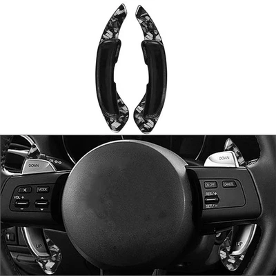 2x Steering Wheel Gear Shift Paddle Extension For Mazda 3 2011-2016 RX-8 2005-08 - Image 1 of 4