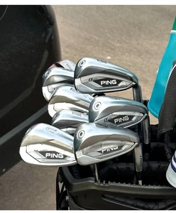 Ping G425 Black Dot Iron Set 5-W,U Ping AWT 2.0 Stiff Flex Steel Shafts - Picture 1 of 1