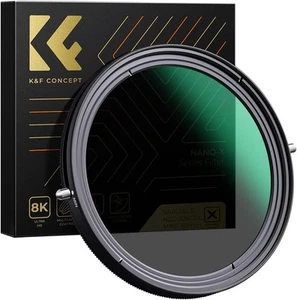 K&F Concept 82mm Variable ND Filter + CPL Circular Polarisation Polarisator Filter 2 - Bild 1 von 8