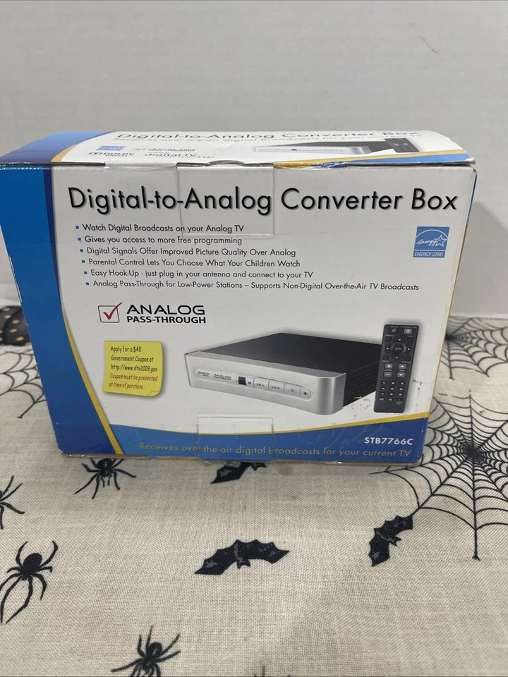 RCA STB7766C Dolby Digital To Analog Pass-Through Converter Box