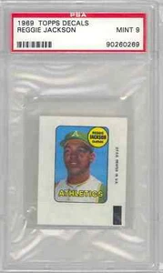 1969 Topps Decals Reggie Jackson (Rookie Year) (HOF) PSA9 PSA - Bild 1 von 1