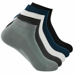 10 Pairs Casual Sport Ankle Low Cut Crew Socks Comfort Cotton Blend Socks 8-12 - Picture 1 of 10