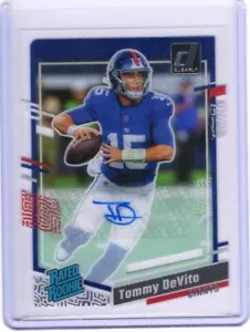 2023 Clearly Donruss #97 Tommy DeVito Rated Rookie Autographs - Bild 1 von 2