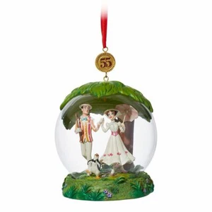 Disney 2019 Mary Poppins Glass Dome Legacy Sketchbook Christmas Ornament New - Picture 1 of 1