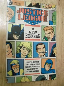 Justice League  A New Beginning DC Comics Comic Book 1989  - Picture 1 of 6