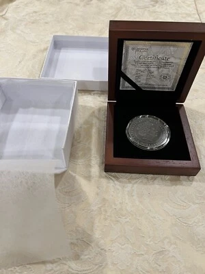 2021 Niue 2 oz Silver Antique Ares and Mars Ancient Gods ORIGINAL BOX AND CERTI - Image 1 of 4