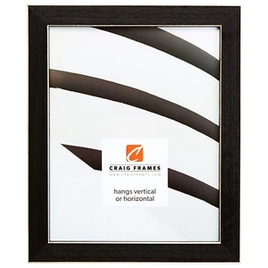 Marco de póster Craig Frames 1" agitador, marco de madera negra - Imagen 1 de 10