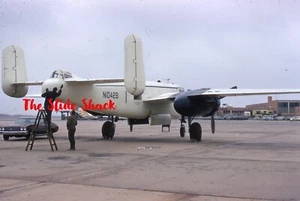Tallmantz Aviation B-25 N1042B camera plane original early 1970's 35mm slide - Picture 1 of 1