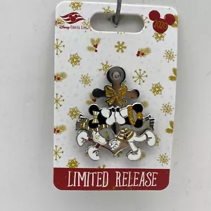 Pin Mickey & Minnie Mouse Kissing LR 2020 de Disney Cruise Lines Holiday - Imagen 1 de 5