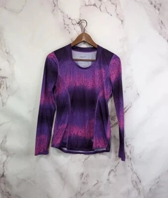 Camisa Mountain Hardwear Mujer Pequeña Manga Larga Púrpura Rosa Ombre Poliéster  Foto 1 de 4