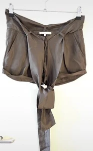 BCBGMaxazria 100% Silk Shorts Skirt Size Uk 6 - Picture 1 of 7