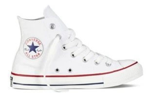 Converse All Star Hi Mujer High Top Zapatillas de Lona en Blanco Talla UK 3-7 - Picture 1 of 11