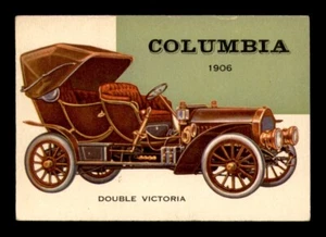 1954 Topps World on Wheels #146 Columbia 1906 Doppio Victoria VG *OBGcards* - Foto 1 di 2