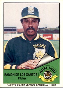 1984 Tacoma Tigers Cramer #76 Ramon De Los Santos Dominican Republic DR Card