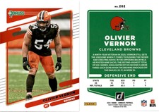 Olivier Vernon 2021 Donruss Football Card 202  Cleveland Browns