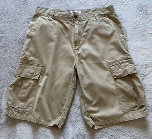 LRG  Lifted Research Group Cargo Shorts Demin Kids Brown Size 34 Skater Outdoor - Picture 1 of 8