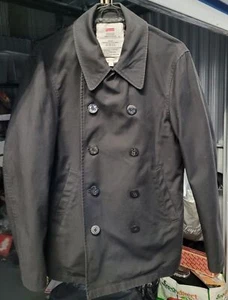 Abrigo Supreme Pea negro M mediano RARO DE COLECCIÓN - Imagen 1 de 11