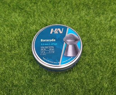 H&N Sport Baracuda .22 Cal 21.14gr. Air Gun Hunting Pellets, 200ct - 92185500003 - Image 1 of 3