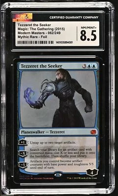 TEZZERET THE SEEKER Modern Masters 2015 Foil Mythic CGC 8.5 MTG [Nostalgium] - Image 1 of 2