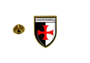 pins pin's flag national badge backpack hat shield world knights templar - Picture 1 of 1