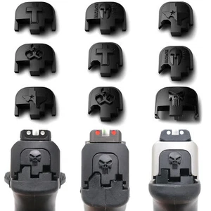 MAKERSHOT 3D Aluminum Slide Cover Plates for S&W M&P, M&P Shield, and SD Models - Picture 1 of 57