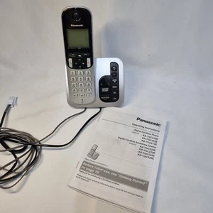 Panasonic Cordless Phone KX-TGC222ES Answer Machine Single Handset & Cradle - Afbeelding 1 van 4