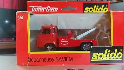 Solido Toner Gam Depanneuse Saviem Fire Tow Truck Wreaker,1:50, #366,Diecast-NIB - Image 1 of 4