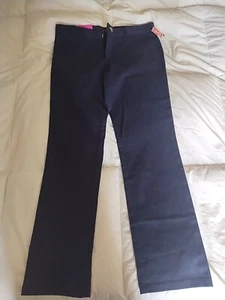 French Toast Girls Uniform Pants Adjustable Waist Pockets Navy Blue Size 14 - Picture 1 of 6