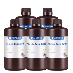 5KG ABS-Like Resin Pro 2 Beige Resin, LCD SLA 3D Drucker 405nm UV Harz 1000g - Bild 1 von 10