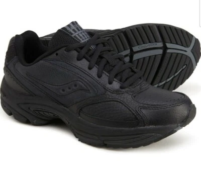 Saucony Women's Grid Omni Walker Athletic Shoes Sneakers Black Size 5 - Image 1 of 4