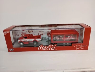 M2 MACHINES AUTO HAULER COCA COLA 1970 CHEVROLET C60 TRUCK/1968 CAMARO SS - Image 1 of 4