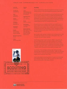 Página de recuerdo #1019 44c Scouting #4472 - Imagen 1 de 1