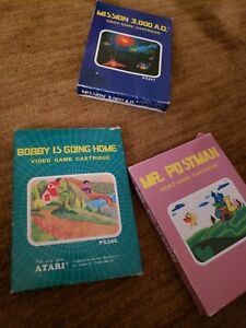 PUZZY Pal CIB Mission 3000, Herr Postbote, Bobby Going Home Atari komplette Nees