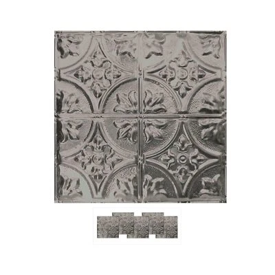 American Tin Ceilings [5-Pack Kit] Nail-Up Metal Tiles in Pattern #2 Nail-Up ... - Image 1 of 4