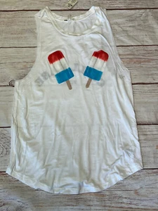 Victoria’s Secret PINK Retired Popscicle Modal Raw Cut Tank Size S - Picture 1 of 2