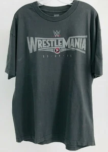 2015 WWE Wrestlemania 31 T Shirt Tee Cotton Gray Mens Size XL - Picture 1 of 10