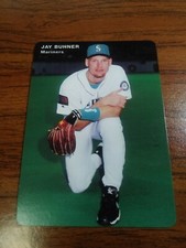 1994 Jay Buhner #6 Mother's Cookies Seattle Mariners MLB Baseball Card 