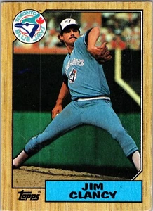 Trade Card Jim Clancy 1987 Topps #555 MLB Baseball Toronto Blue Jays - Picture 1 of 2